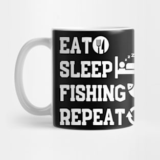 Fishing Gift Eat Sleep Fishing Repeat Mug